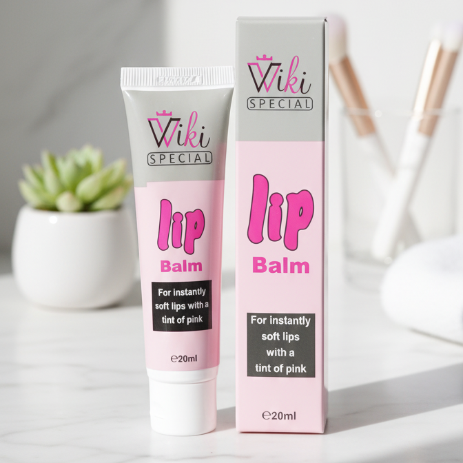 Wiki Pink Lip Balm – Hydrating & Soft Tint